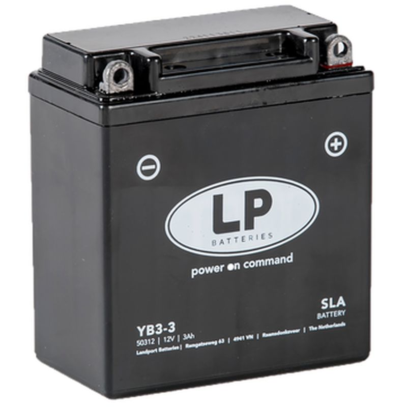 LANDPORT akumulátor YB3-3 (MS LB3-3) (YB3L-A/B) 12V 3AH (98X56X110mm) SLA bezúdržbový - (12) (LANDPORT akumulátor YB3-3 (MS LB3-3) (YB3L-A/B) 12V 3AH)